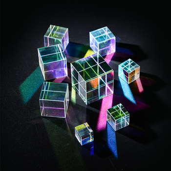 K9 kristalno staklo prizma kub s RGB optičkom prizmom za fotografske rekvizite