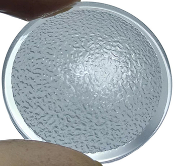 Lentila od optičkog stakla za LED rasvjetu, tekstura kože, matna, ujednačena meka svjetlost; Model: Non-ball; Dimenzije po mjeri; Marka BXZ