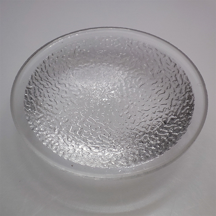 Lentila od optičkog stakla za LED rasvjetu, tekstura kože, matna, ujednačena meka svjetlost; Model: Non-ball; Dimenzije po mjeri; Marka BXZ