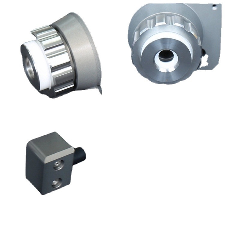 Lentilă de colimare pentru mașină de tăiat cu laser cu fibră — corp ceramic, oglindă de protecție, senzor; marcă Jinglong teda; pentru generator laser cu fibră