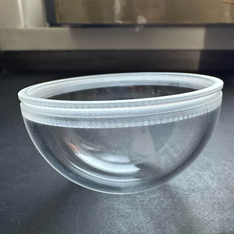 Stakleni kuglasti poklopac za optičke instrumente, visoka preciznost, otporno na visoke temperature, model PTTJ-001