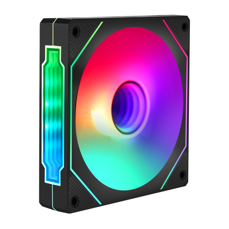 Ventilator kućišta Prism 4Pro, ARGB sinkronizacija osvjetljenja, hidrauličko ležaje, 1200 RPM, buka 18–20 dBA