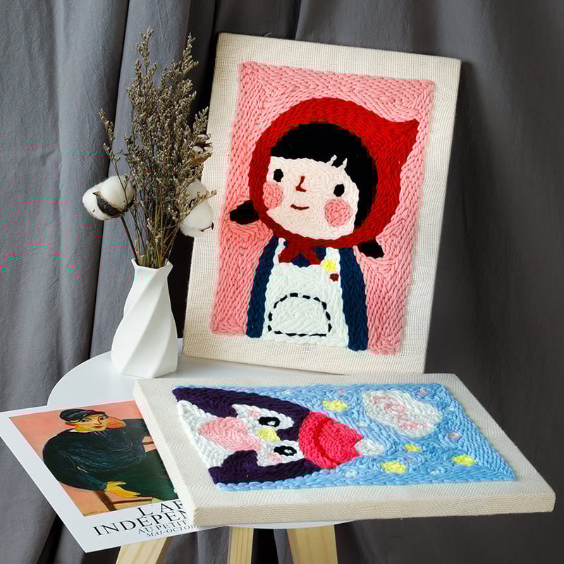 Σετ κεντήματος σταυρού - βαμβατικό υλικό, μοτίβα χαρακτήρων, μοντέρνο μινιμαλιστικό στυλ, άλλες τεχνικές κεντήματος