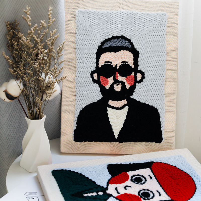 Σετ κεντήματος σταυρού - βαμβατικό υλικό, μοτίβα χαρακτήρων, μοντέρνο μινιμαλιστικό στυλ, άλλες τεχνικές κεντήματος