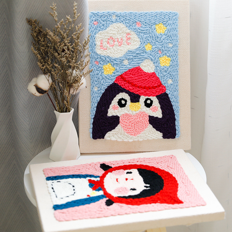 Σετ κεντήματος σταυρού - βαμβατικό υλικό, μοτίβα χαρακτήρων, μοντέρνο μινιμαλιστικό στυλ, άλλες τεχνικές κεντήματος