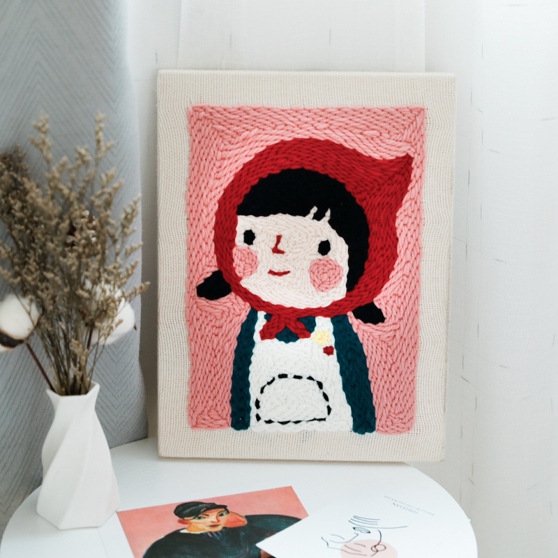 Σετ κεντήματος σταυρού - βαμβατικό υλικό, μοτίβα χαρακτήρων, μοντέρνο μινιμαλιστικό στυλ, άλλες τεχνικές κεντήματος