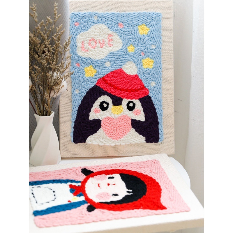 Σετ κεντήματος σταυρού - βαμβατικό υλικό, μοτίβα χαρακτήρων, μοντέρνο μινιμαλιστικό στυλ, άλλες τεχνικές κεντήματος