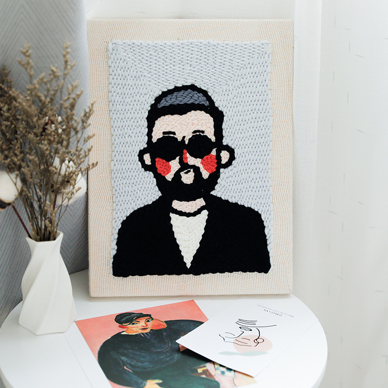 Σετ κεντήματος σταυρού - βαμβατικό υλικό, μοτίβα χαρακτήρων, μοντέρνο μινιμαλιστικό στυλ, άλλες τεχνικές κεντήματος