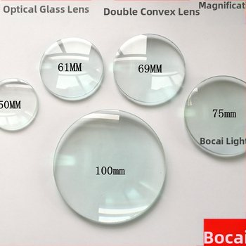 Zväčšovacia šošovka z optického skla, konvexná šošovka, zaostrovanie obrazu, zväčšenie