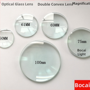 Zväčšovacia šošovka z optického skla, konvexná šošovka, zaostrovanie obrazu, zväčšenie