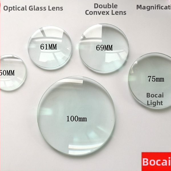 Zväčšovacia šošovka z optického skla, konvexná šošovka, zaostrovanie obrazu, zväčšenie