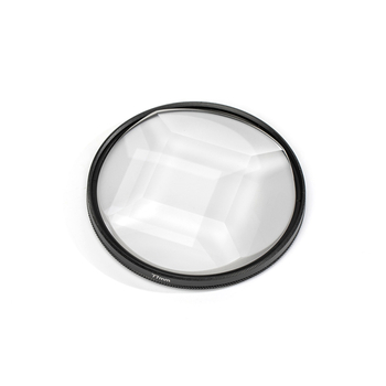 DSLR objektív kiegészítő fractal szűrővel és négyszeres prizma dizájnnal, modell FF019 (Márka: Photographic and; Típus: split image mirror; Feldolgozási mód: To map custom; Egylépéses elosztás támogatott)