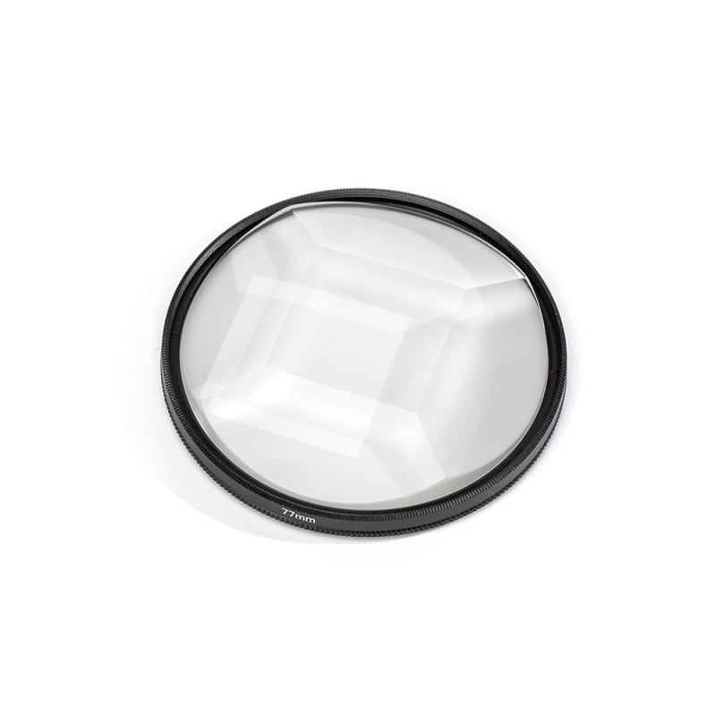 DSLR objektív kiegészítő fractal szűrővel és négyszeres prizma dizájnnal, modell FF019 (Márka: Photographic and; Típus: split image mirror; Feldolgozási mód: To map custom; Egylépéses elosztás támogatott)