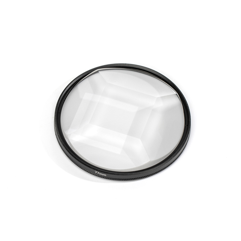 DSLR objektív kiegészítő fractal szűrővel és négyszeres prizma dizájnnal, modell FF019 (Márka: Photographic and; Típus: split image mirror; Feldolgozási mód: To map custom; Egylépéses elosztás támogatott)