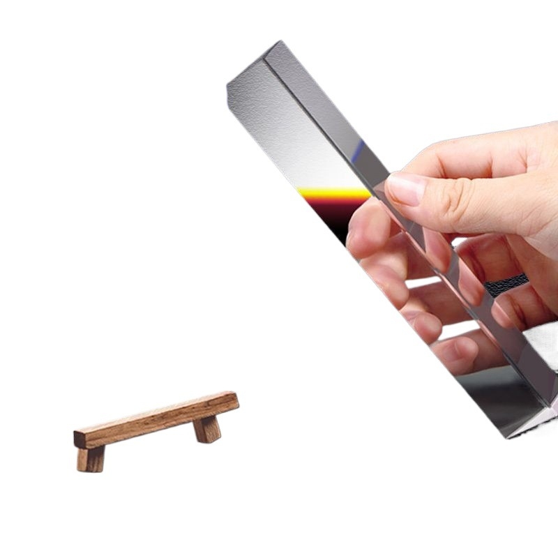 Kaleidoskop od optičkog stakla s trostranim prizmom za fizikalne eksperimente – poklon kutija