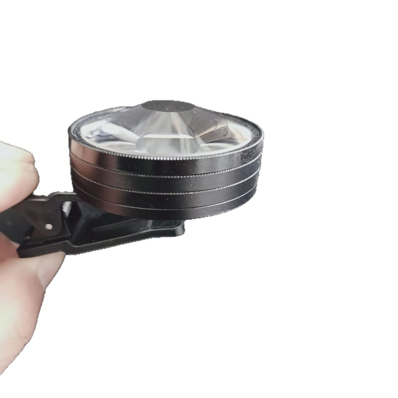 Szűrőprizma vortissal, fekete lyuk apertúrával, különleges hatással és prizma-kép ismétléssel (Model LJ53, okostelefonhoz, 2023)