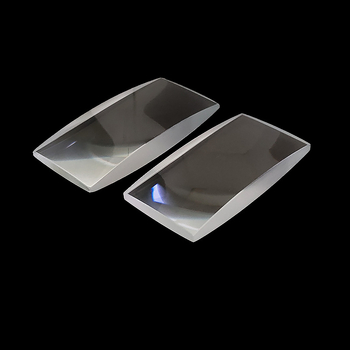 Pravokutna povećavajuća leća, ultra bijelo staklo, bikonveksna i planokonveksna optika