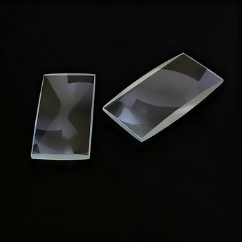 Pravokutna povećavajuća leća, ultra bijelo staklo, bikonveksna i planokonveksna optika