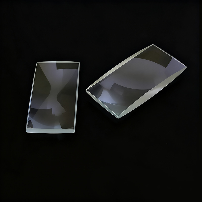 Pravokutna povećavajuća leća, ultra bijelo staklo, bikonveksna i planokonveksna optika