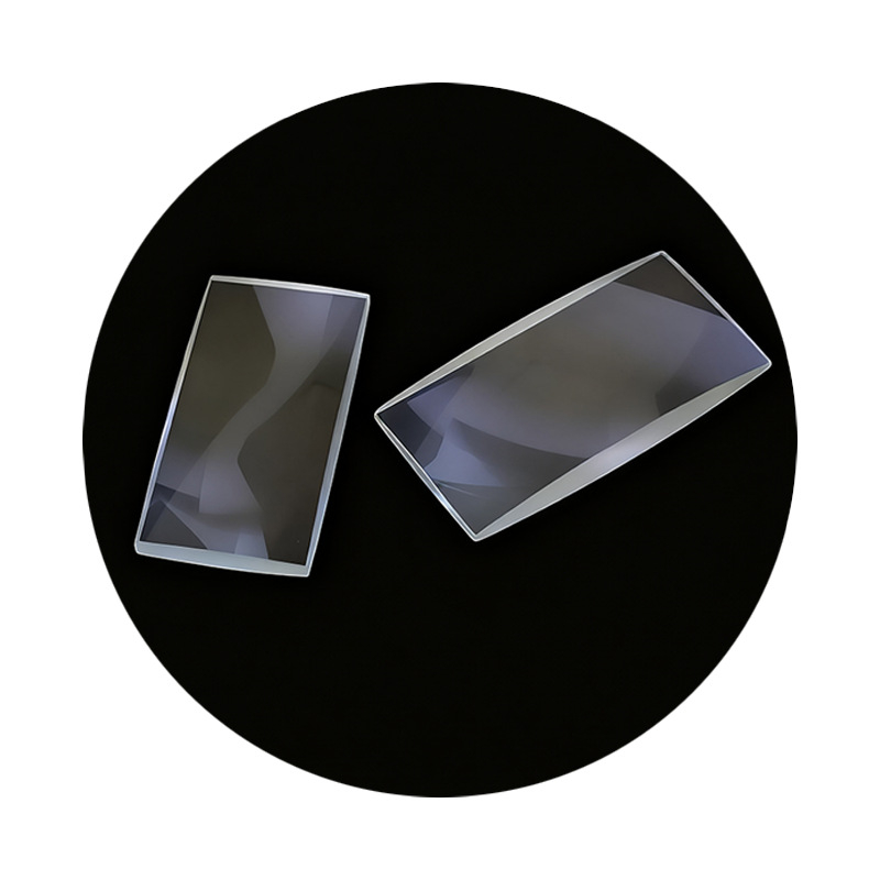 Pravokutna povećavajuća leća, ultra bijelo staklo, bikonveksna i planokonveksna optika