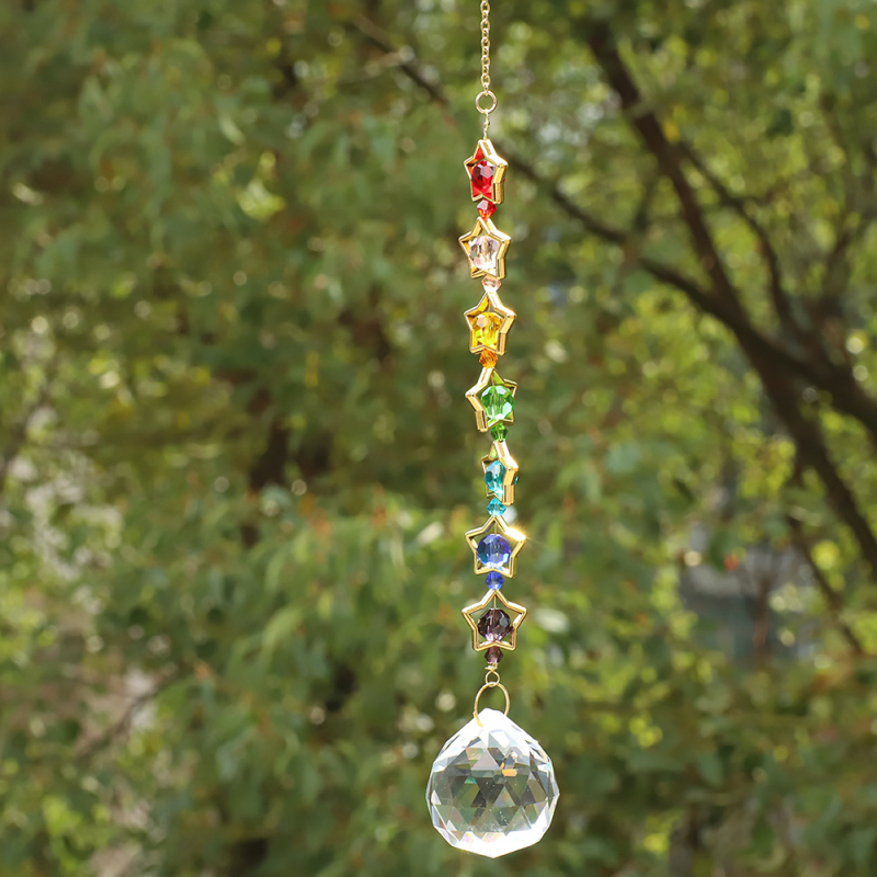 Duha-prizma sun catcher – kristalna geometrijska dekoracija, modernan minimalistički dizajn, poklon