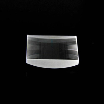 Lentilă cilindrică plan-convex, tip pătrat, model PT-002, neacoperită, pentru instrumente optice