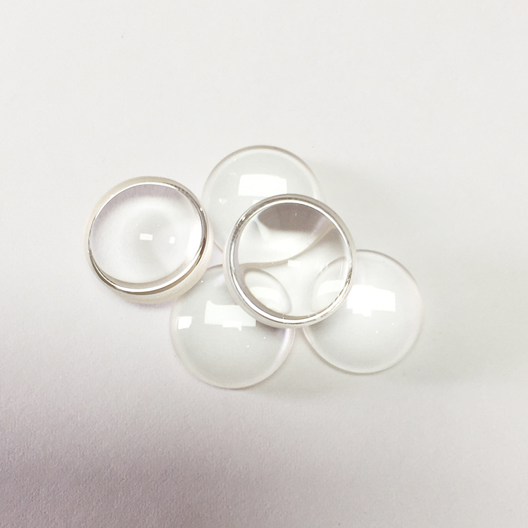 Asferična leća, promjer 13 mm, žarišna duljina 14 mm, od optičkog stakla
