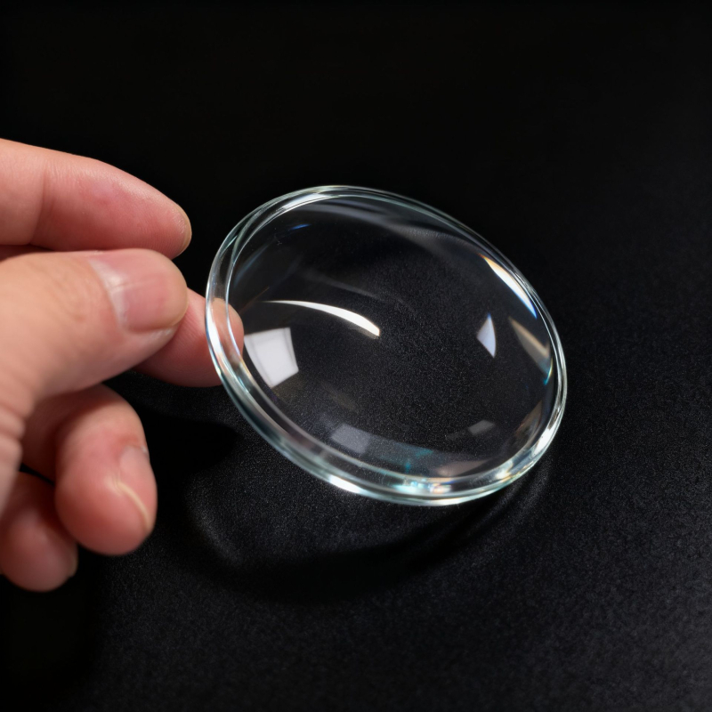 Optikai üveg aszférikus vetítő lencse autó lámpákhoz és színpadi világításhoz