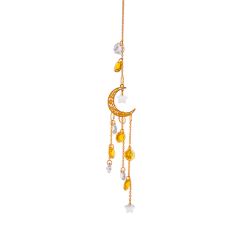 Kristalni sun catcher privjesak - K9 kristal, geometrijski oblik, dizajn s prismom kuglicom, ambalaža OPP vrećica, moderni minimalistički stil