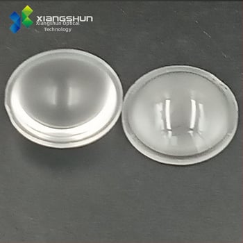 LED zseblámpa lencse, plano-konvex lencse, Ø38 mm, 9,6 mm vastagság, PMMA, 6–60°