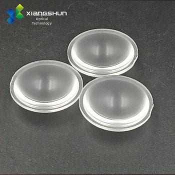 LED zseblámpa lencse, plano-konvex lencse, Ø38 mm, 9,6 mm vastagság, PMMA, 6–60°