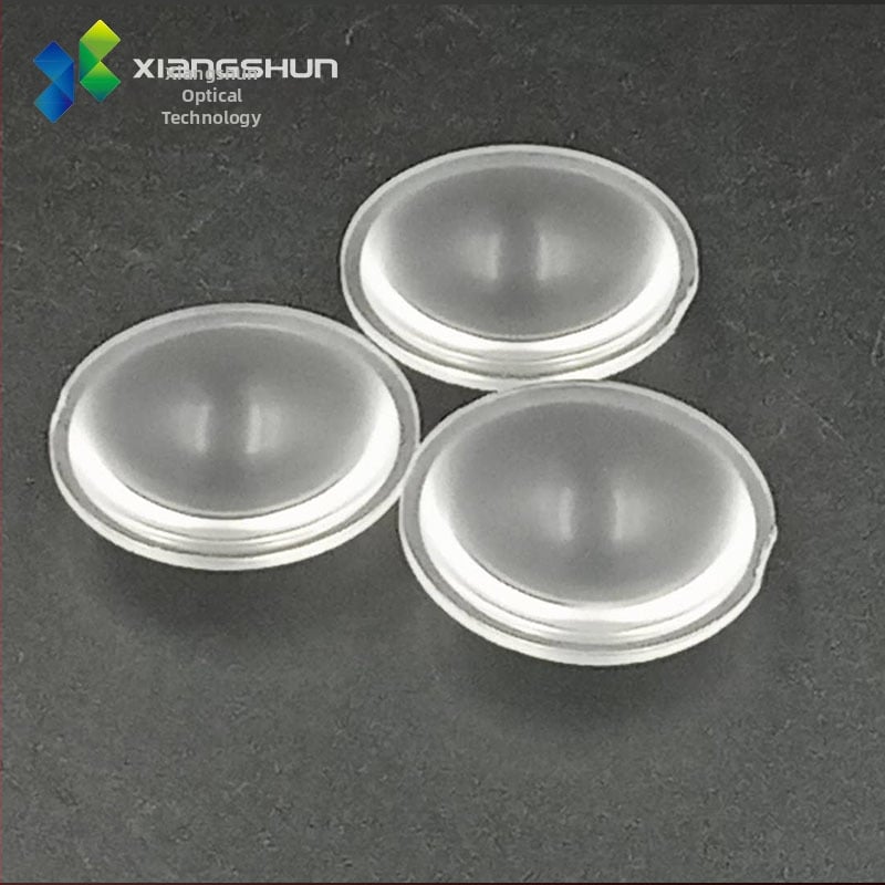 LED zseblámpa lencse, plano-konvex lencse, Ø38 mm, 9,6 mm vastagság, PMMA, 6–60°