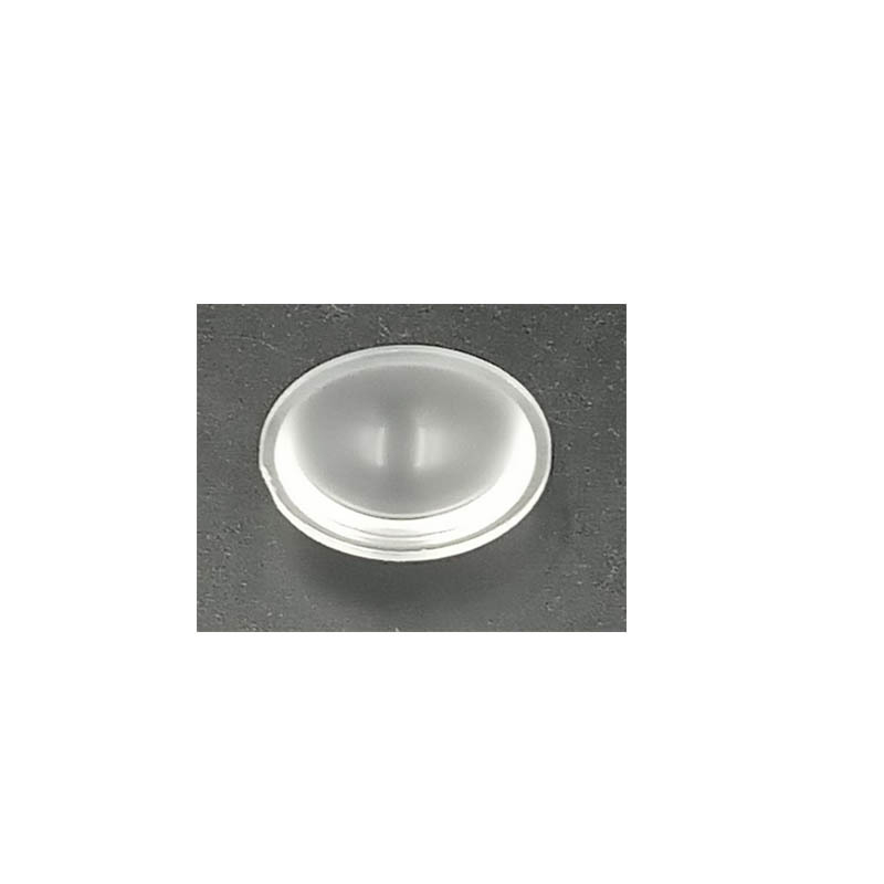 LED zseblámpa lencse, plano-konvex lencse, Ø38 mm, 9,6 mm vastagság, PMMA, 6–60°