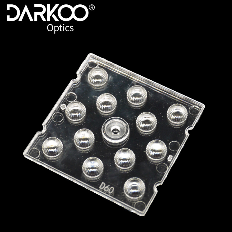 Modul lentilă LED pentru stradă – DARKOO Optics DK-5050-143 50-TPI-S-16H1, PC anti-UV, personalizare disponibilă, potrivit pentru drumuri principale, secundare, fabrici, școli, grădini