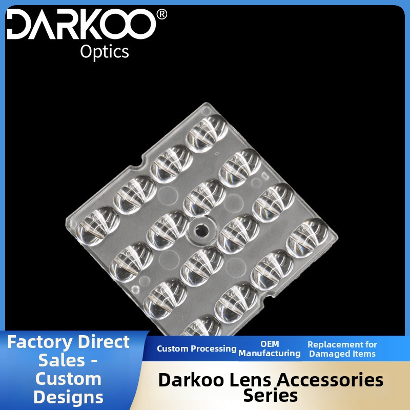 Modul lentilă LED pentru stradă – DARKOO Optics DK-5050-143 50-TPI-S-16H1, PC anti-UV, personalizare disponibilă, potrivit pentru drumuri principale, secundare, fabrici, școli, grădini