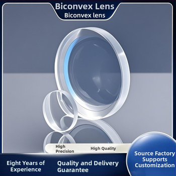 Dvojitá konveksná šošovka z optického skla pre optické prístroje, značka Lide optics