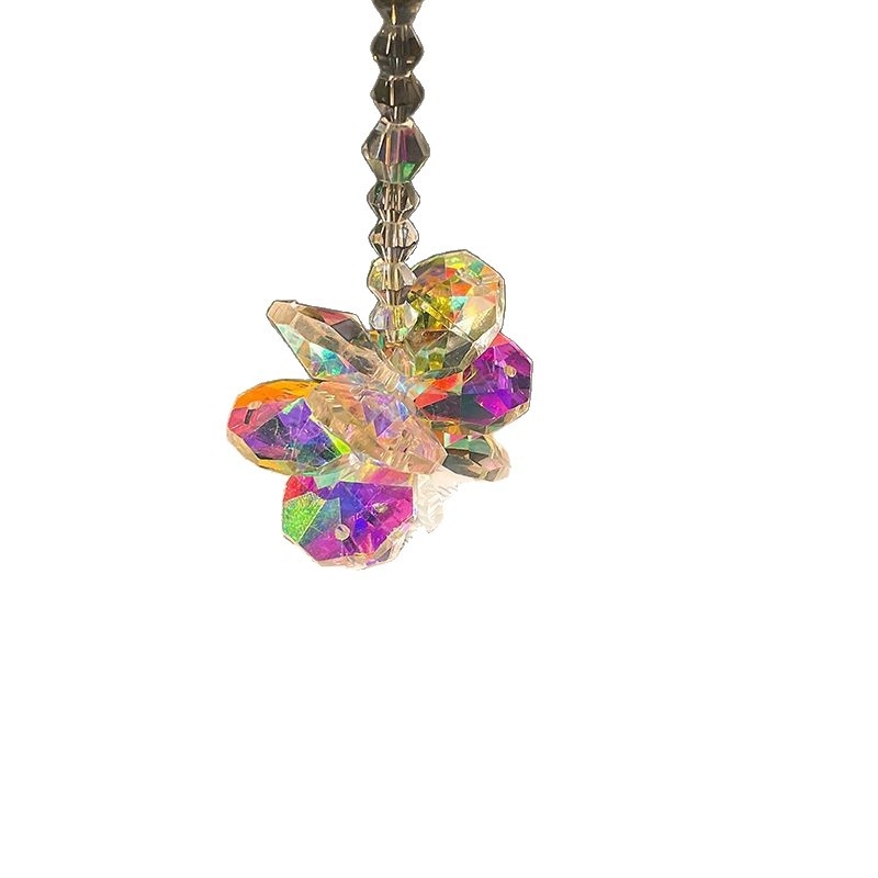 Стъклен уловител на слънцето с кристална призма – висулка за прозорец/спалня, камбанка за вятър, DIY аксесоари, модерен стил, опаковка балонена торба