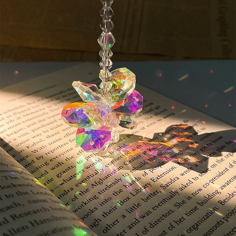 Стъклен уловител на слънцето с кристална призма – висулка за прозорец/спалня, камбанка за вятър, DIY аксесоари, модерен стил, опаковка балонена торба