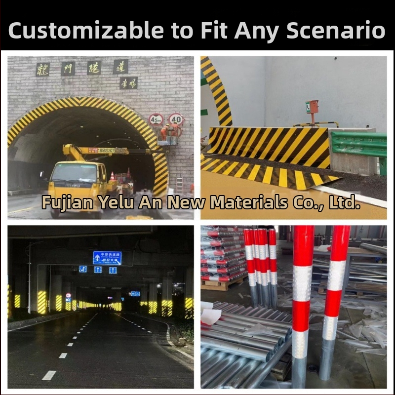 Antikolízny reflexný film pre elektrické stĺpy, séria Prism Reflexný film, prevádzková teplota -30°C až 60°C, Značka Night Road AN