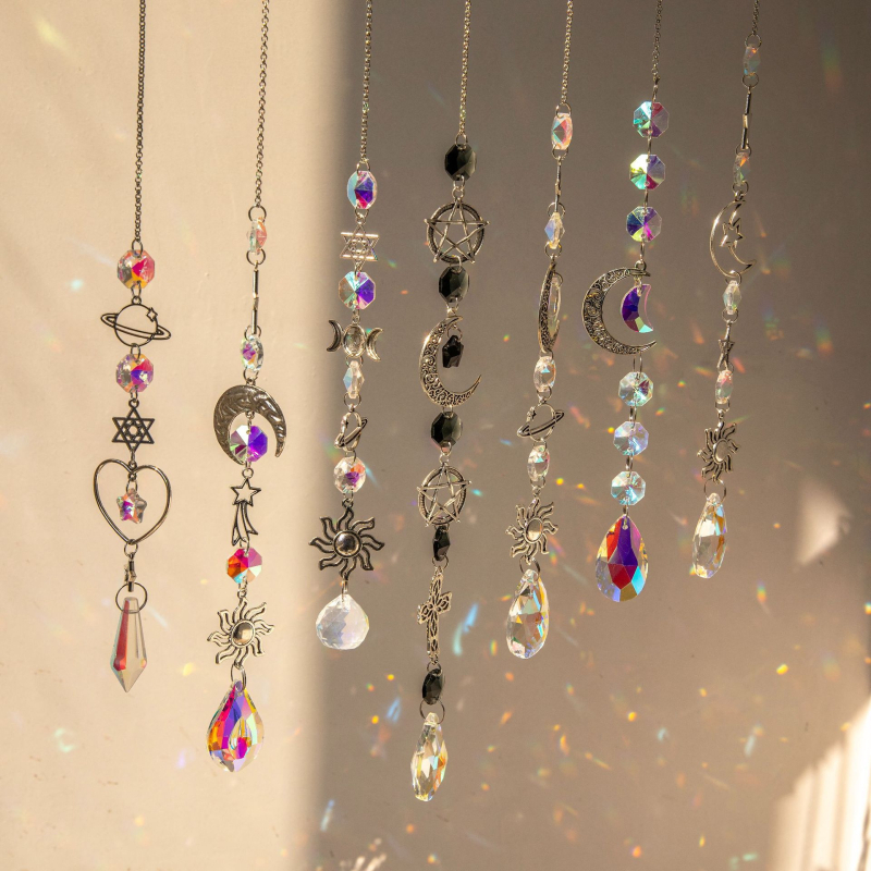Suncatcher Crystal Prism Ball – Geometrijski oblik, Kristalni materijal, PP vrećica pakiranje