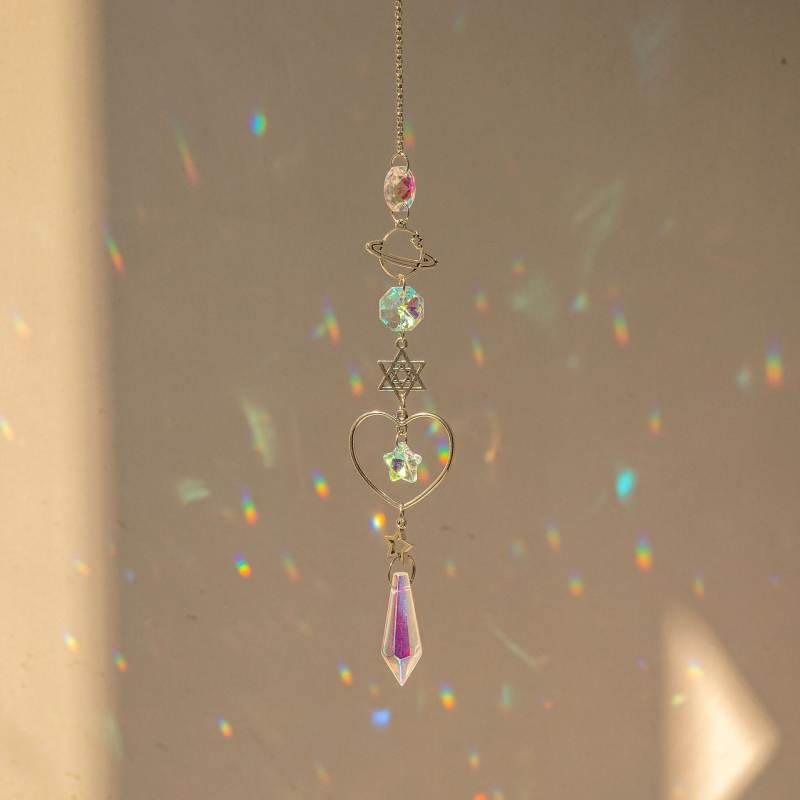Suncatcher Crystal Prism Ball – Geometrijski oblik, Kristalni materijal, PP vrećica pakiranje