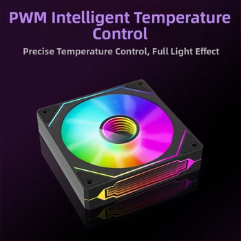 Prism 4Pro ventilator za kućište – ARGB osvjetljenje sa sinkronizacijom, PWM upravljanje, hidraulički ležaj, zračno hlađenje, 600–1650 RPM