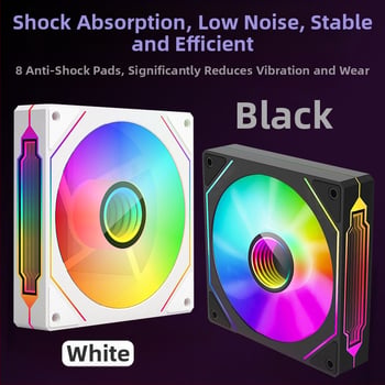 Prism 4Pro ventilator za kućište – ARGB osvjetljenje sa sinkronizacijom, PWM upravljanje, hidraulički ležaj, zračno hlađenje, 600–1650 RPM