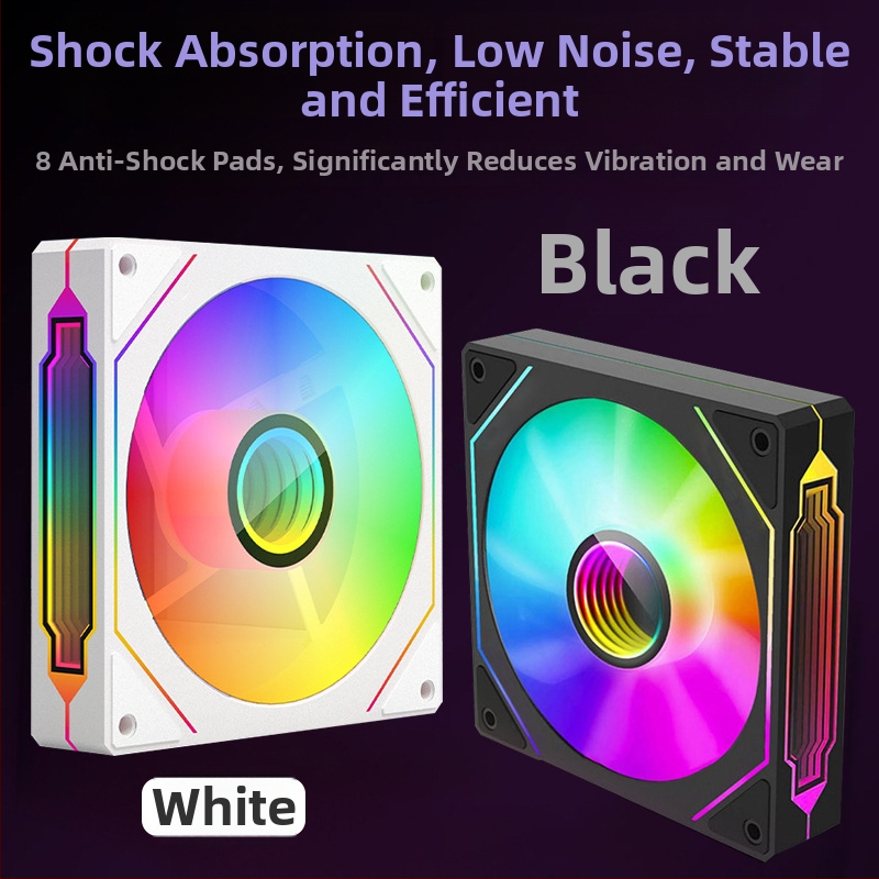 Prism 4Pro ventilator za kućište – ARGB osvjetljenje sa sinkronizacijom, PWM upravljanje, hidraulički ležaj, zračno hlađenje, 600–1650 RPM