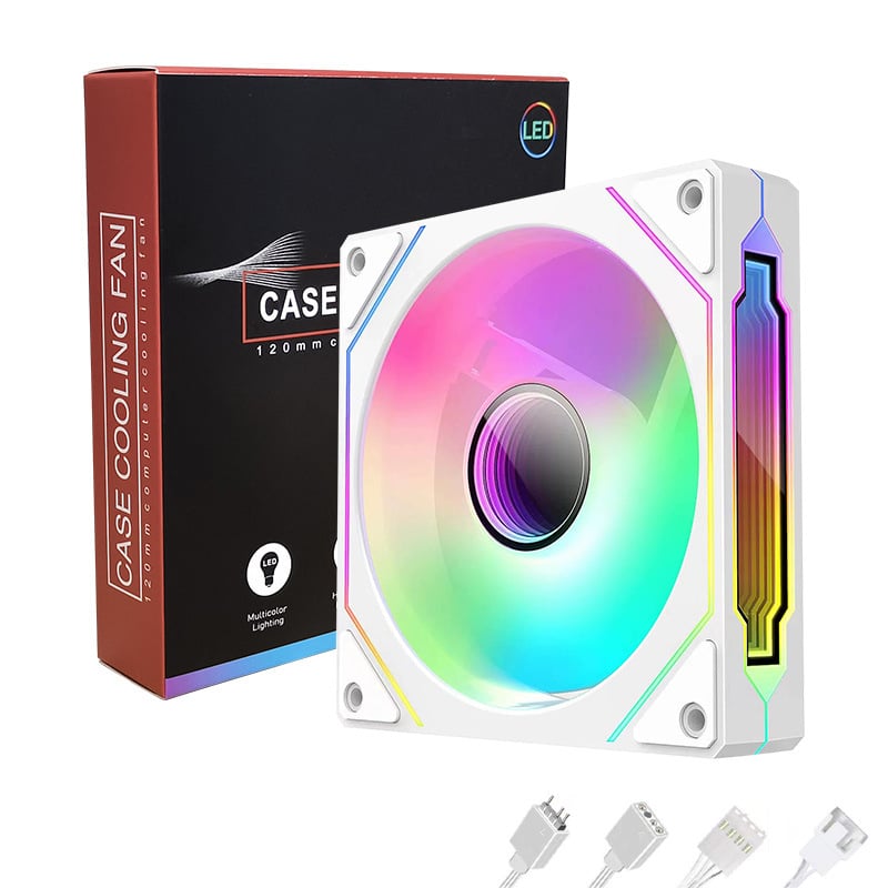 Prism 4Pro ventilator za kućište – ARGB osvjetljenje sa sinkronizacijom, PWM upravljanje, hidraulički ležaj, zračno hlađenje, 600–1650 RPM