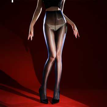 Νάιλον υπερλεπτά καλσόν χωρίς ραφές με διχρωμο gradient, όλες οι εποχές