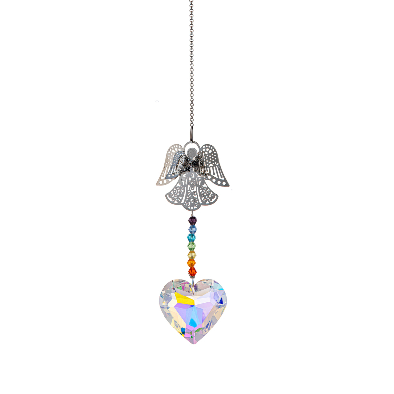 Suncatcher Kristalna Prizma za Prozor s Privjeskom Leptir-Anđeo, 250 g, Moderan Minimalistički Stil