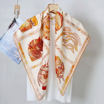 Mu Si Ke selyem Twill négyszögletes sál, 14 momme, nehéz selyem, 100% selyem, meleg, napvédő és porvédelem, tavasz-őszi