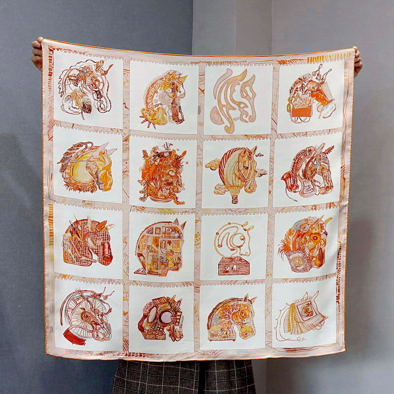 Mu Si Ke selyem Twill négyszögletes sál, 14 momme, nehéz selyem, 100% selyem, meleg, napvédő és porvédelem, tavasz-őszi