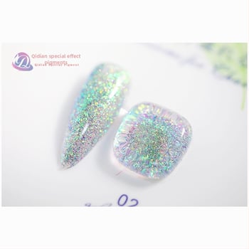 Nago papuošalai — Star Dream serija su mikroprizmų kristalais, 1 g, Start Point prekės ženklas, nagų menui ir dažymui, Forma: kreipkitės į klientų aptarnavimą